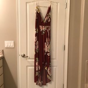 ASTR faux wrap dress.